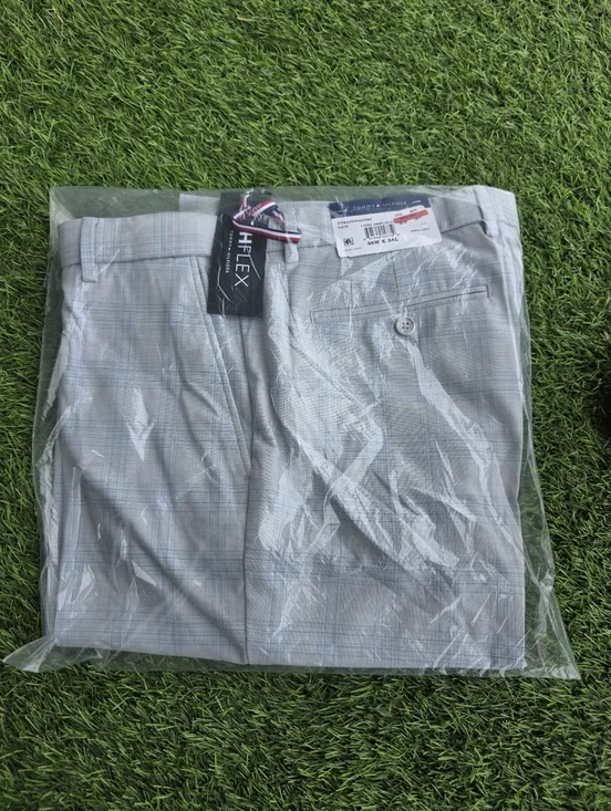 Tommy Hilfiger Men's THFLEX Dress Pants 36x34 NWT Grey Blue $95 MRSP Career - Picture 4 of 6